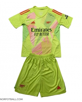 Billige Fotballdrakt Arsenal Keeper Replika Hjemmedraktsett Barn 2024-25 Kortermet (med bukser)